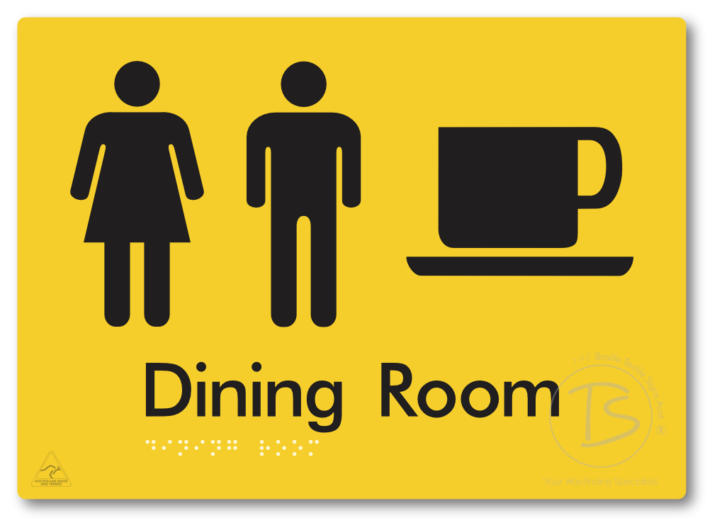 Dining Room - Braille Tactile Signs Aust.
