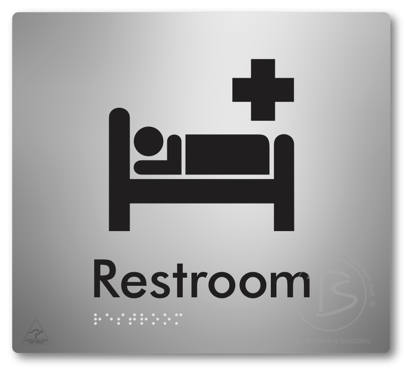 Restroom - Braille Tactile Signs Aust.