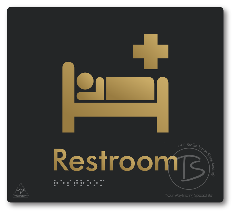 Restroom - Braille Tactile Signs Aust.