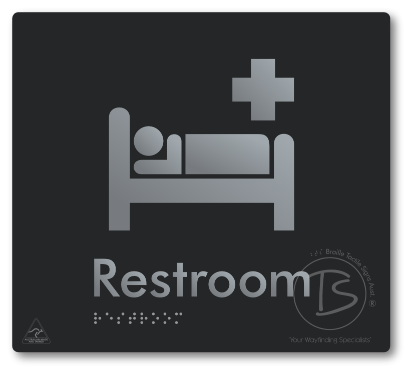 Restroom - Braille Tactile Signs Aust.