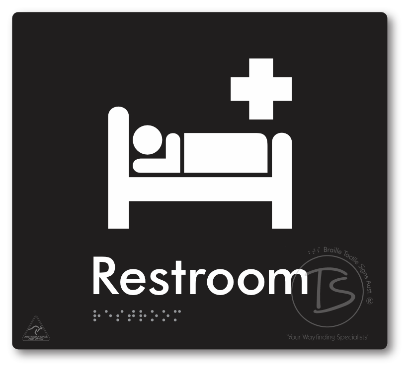 Restroom - Braille Tactile Signs Aust.