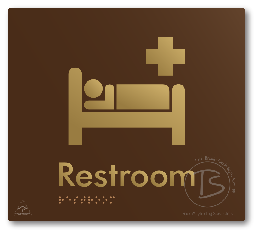 Restroom - Braille Tactile Signs Aust.
