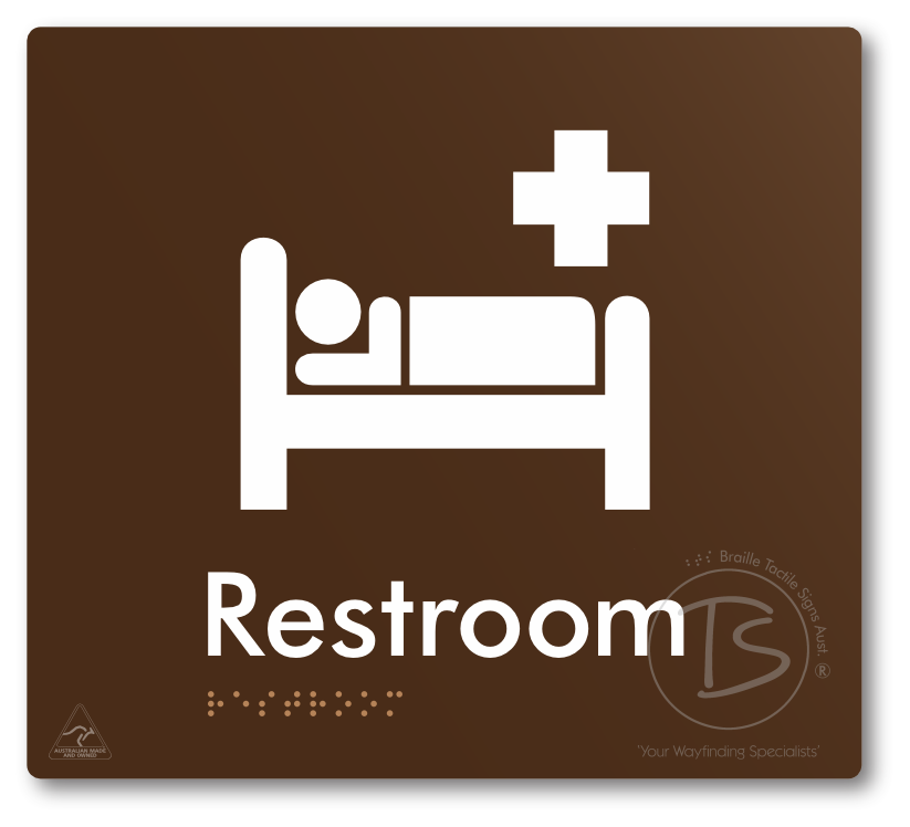 Restroom - Braille Tactile Signs Aust.