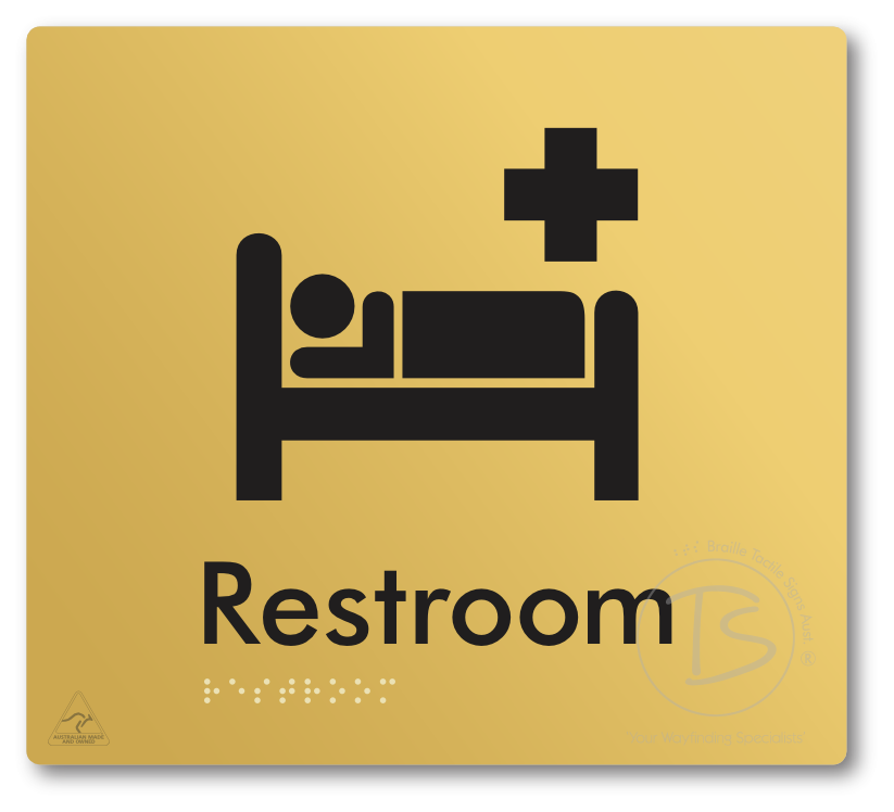 Restroom - Braille Tactile Signs Aust.