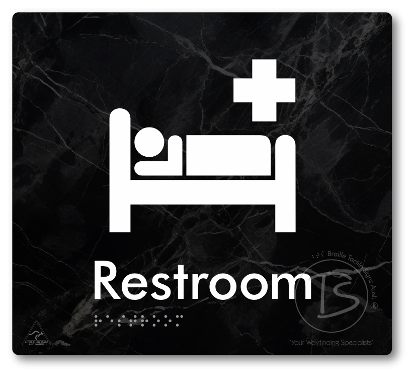 Restroom - Braille Tactile Signs Aust.