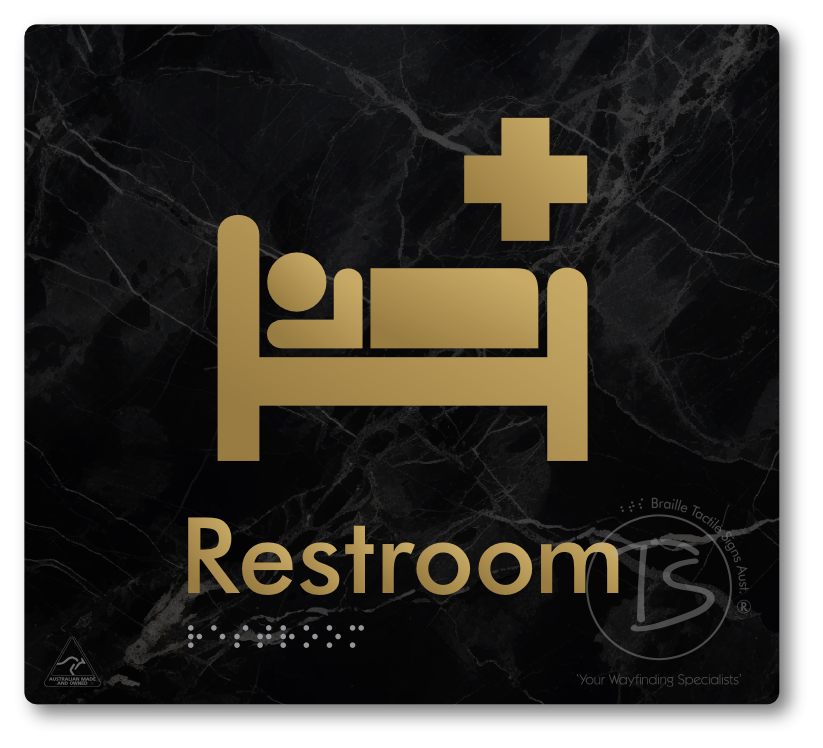 Restroom - Braille Tactile Signs Aust.