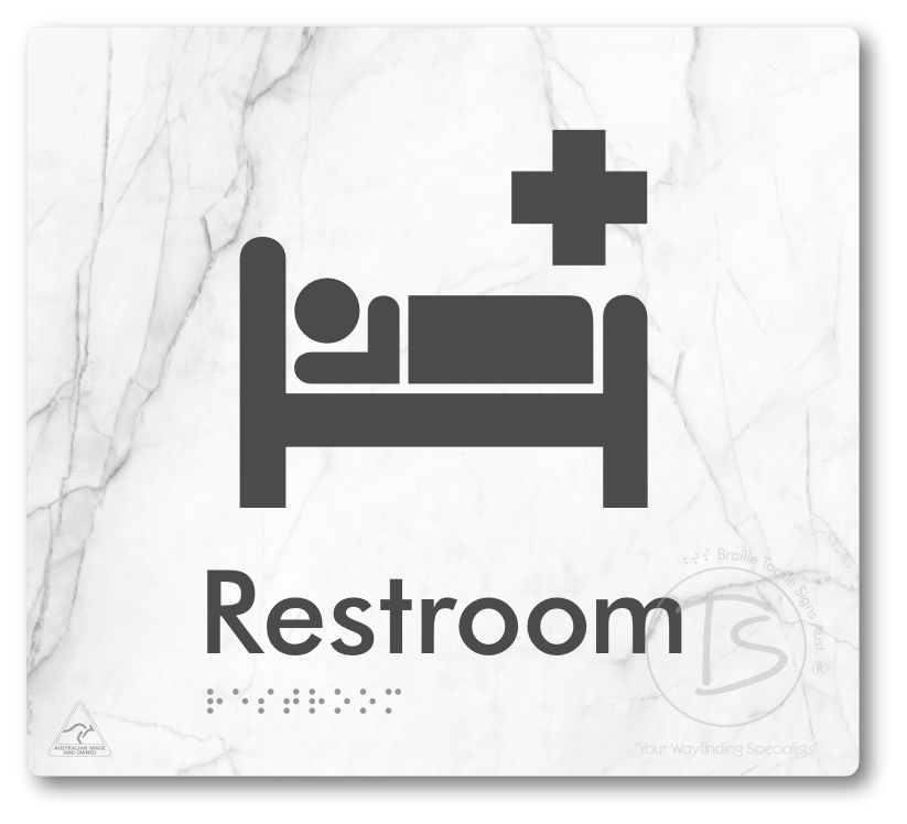 Restroom - Braille Tactile Signs Aust.