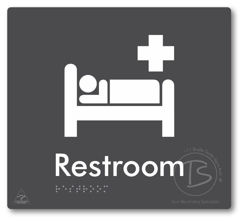 Restroom - Braille Tactile Signs Aust.