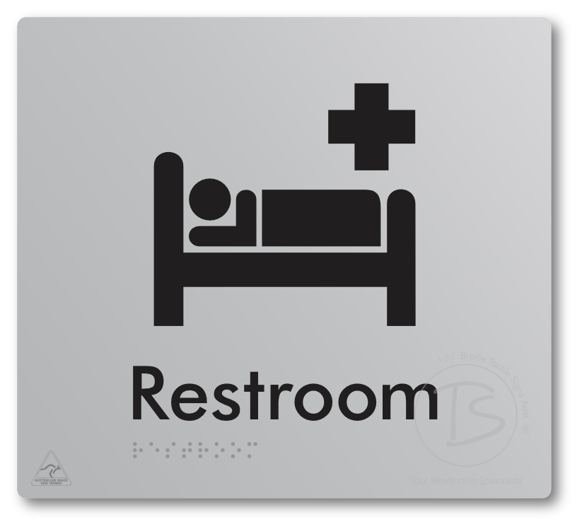 Restroom - Braille Tactile Signs Aust.