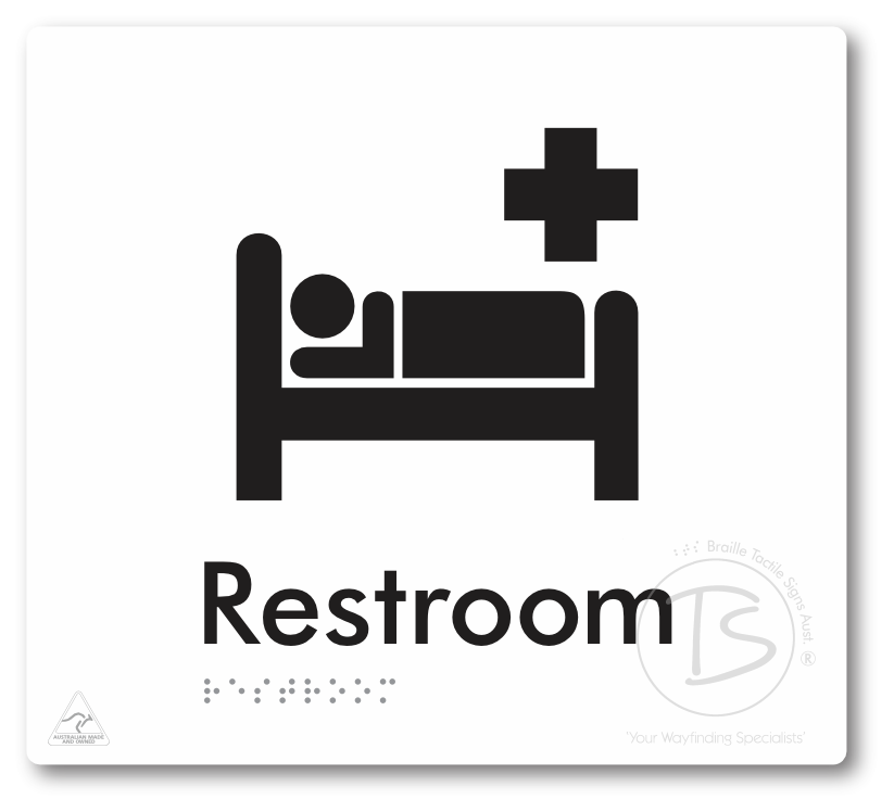 Restroom - Braille Tactile Signs Aust.