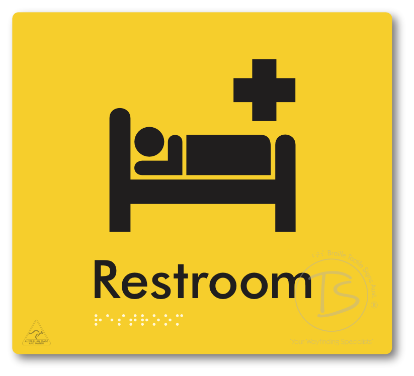 Restroom - Braille Tactile Signs Aust.