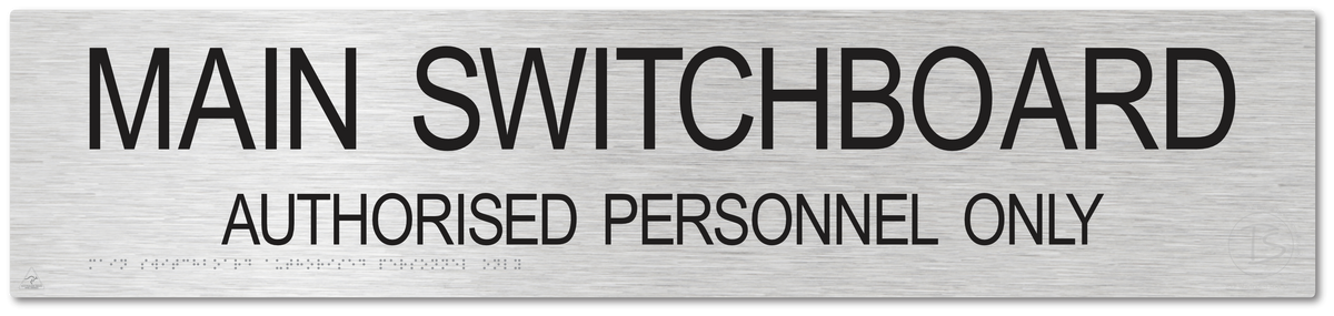 Main Switchboard Authorised Personnel Only