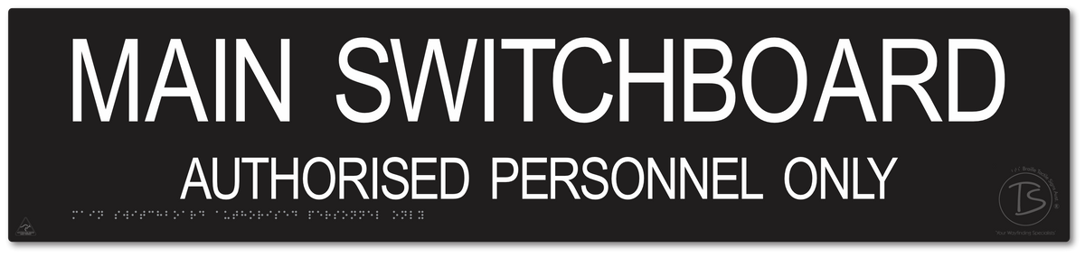 Main Switchboard Authorised Personnel Only