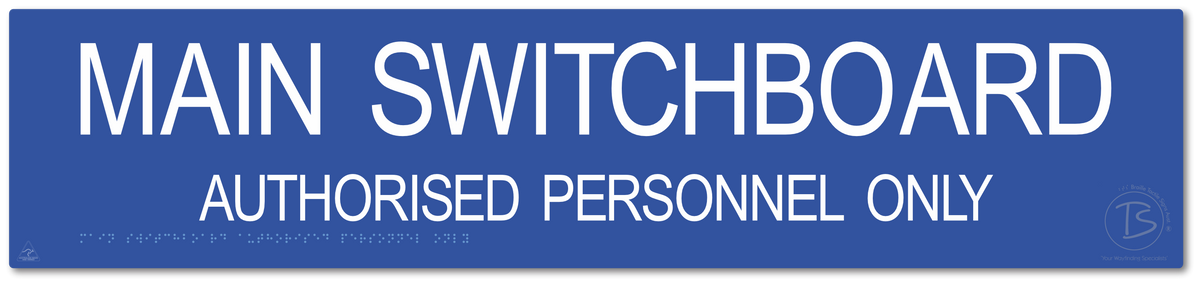 Main Switchboard Authorised Personnel Only