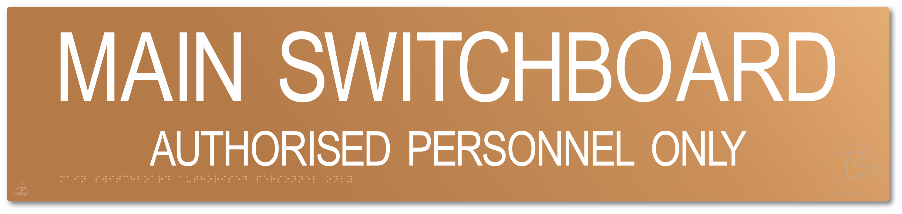 Main Switchboard Authorised Personnel Only