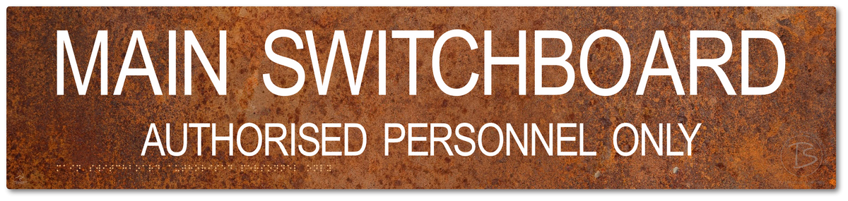 Main Switchboard Authorised Personnel Only