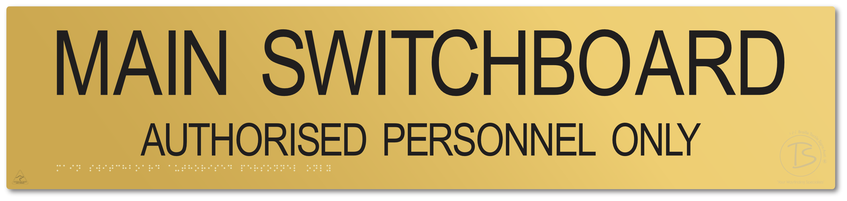 Main Switchboard Authorised Personnel Only