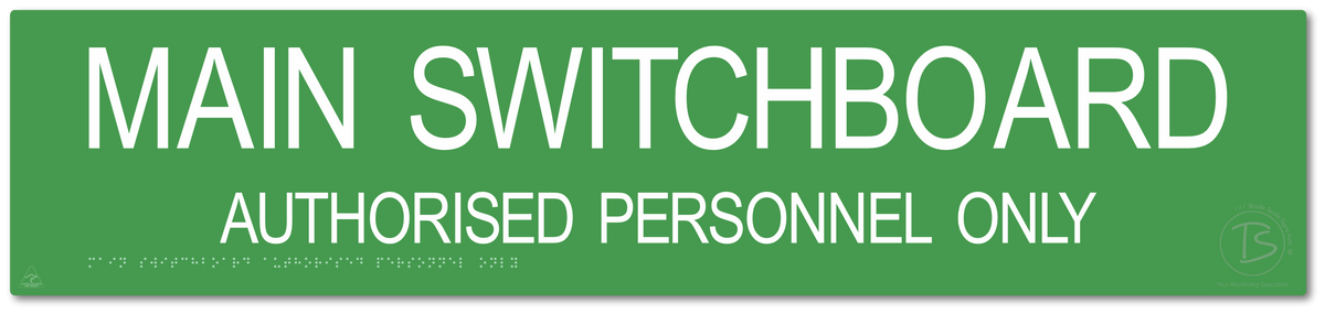 Main Switchboard Authorised Personnel Only