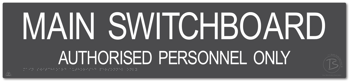 Main Switchboard Authorised Personnel Only