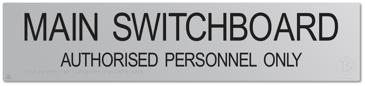 Main Switchboard Authorised Personnel Only
