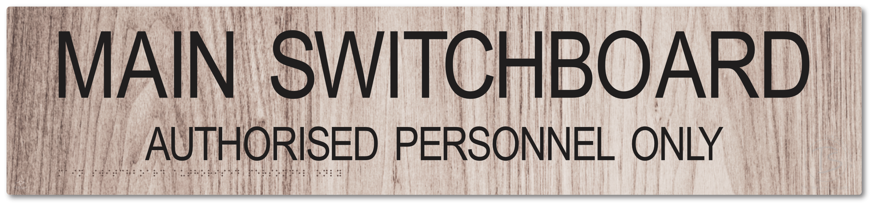 Main Switchboard Authorised Personnel Only