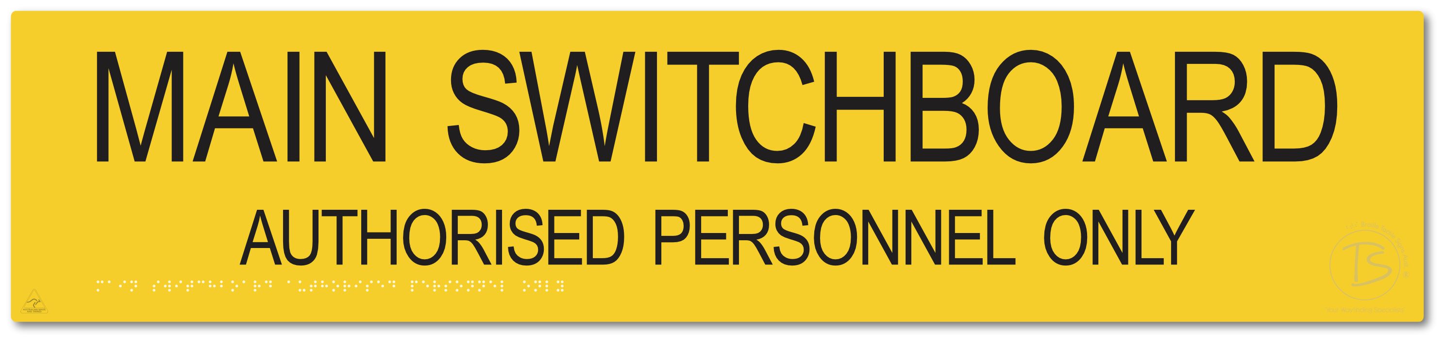 Main Switchboard Authorised Personnel Only