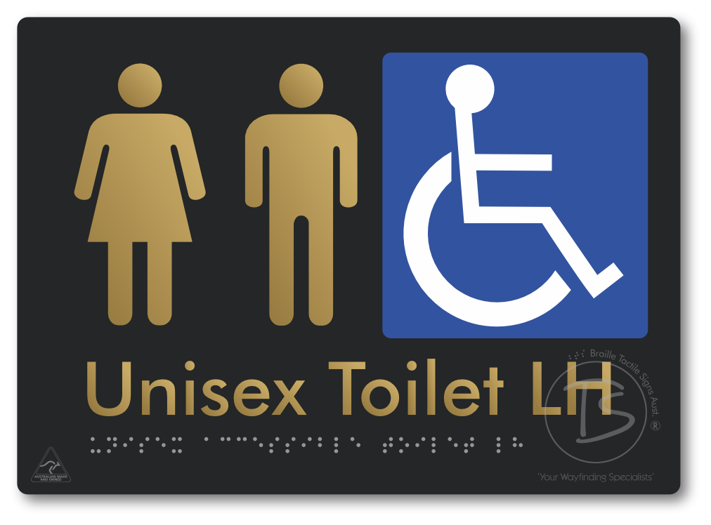 Unisex Accessible Toilet LH or RH