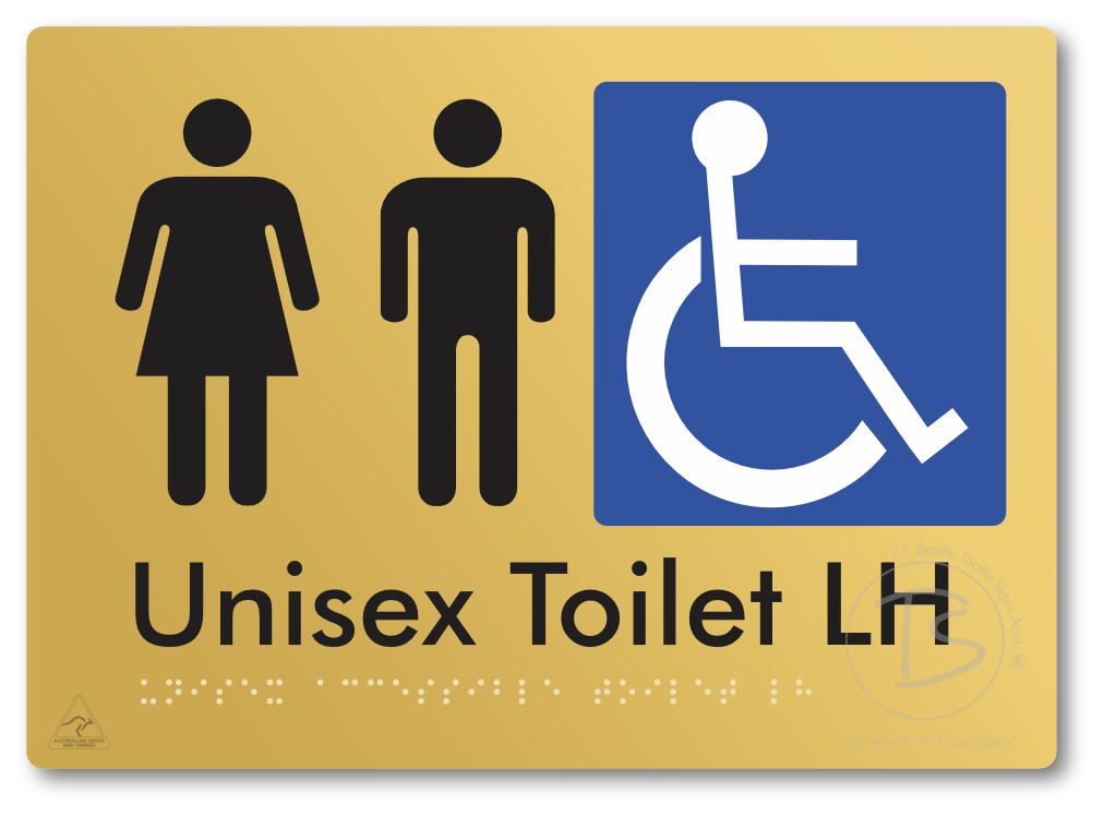 Unisex Accessible Toilet LH or RH