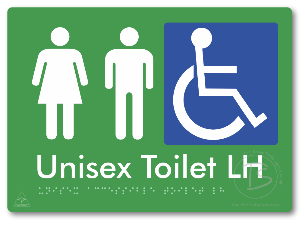 Unisex Accessible Toilet LH or RH