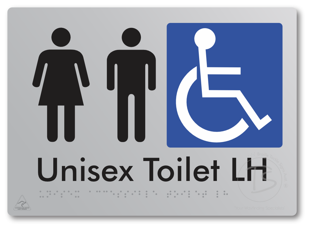 Unisex Accessible Toilet LH or RH