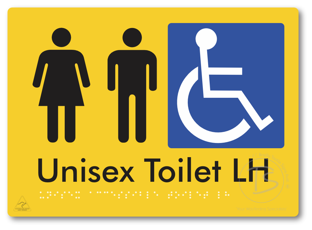 Unisex Accessible Toilet LH or RH