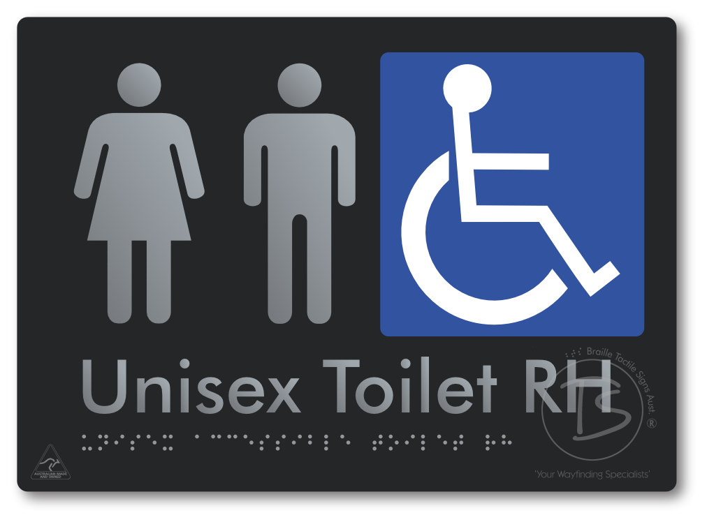 Unisex Accessible Toilet LH or RH