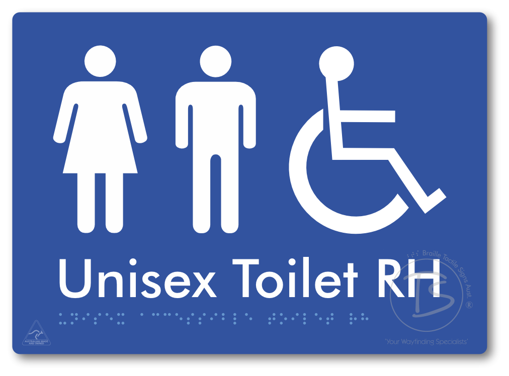 Unisex Accessible Toilet LH or RH