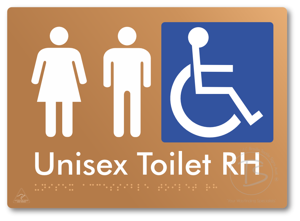 Unisex Accessible Toilet LH or RH