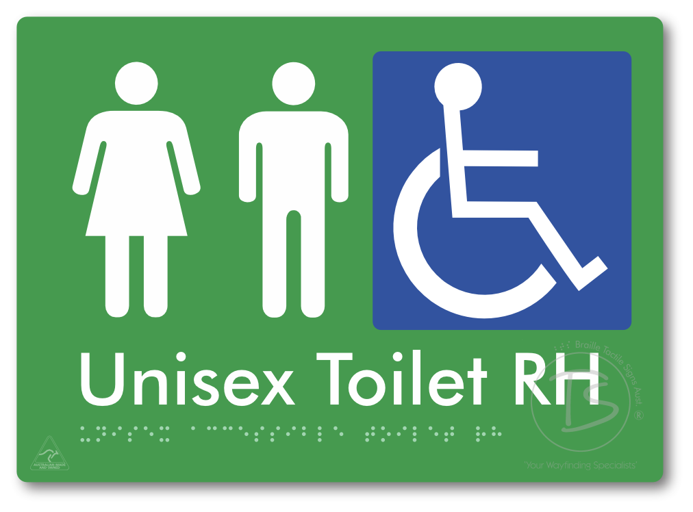 Unisex Accessible Toilet LH or RH