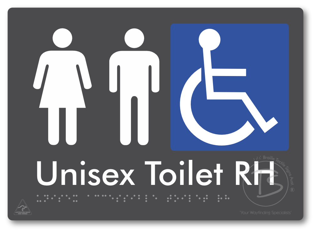 Unisex Accessible Toilet LH or RH