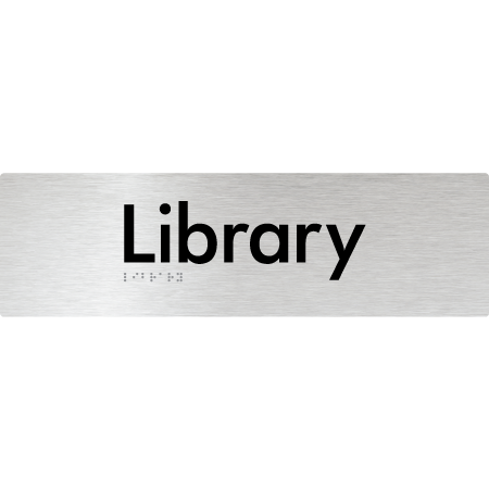 Library - Braille Tactile Signs Aust.