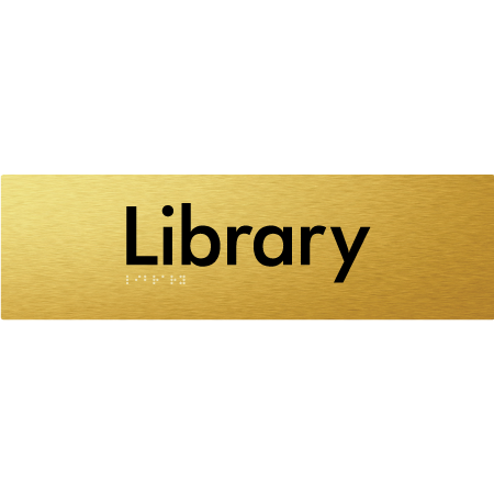 Library - Braille Tactile Signs Aust.
