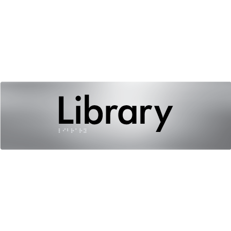Library - Braille Tactile Signs Aust.