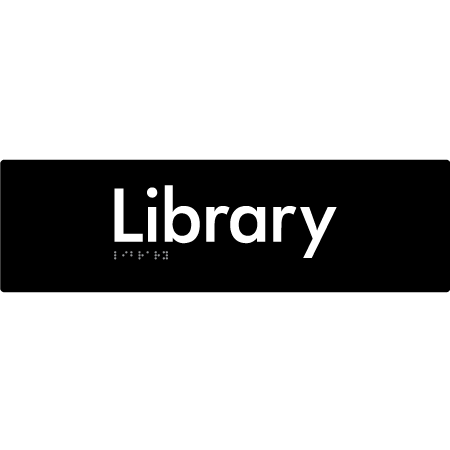 Library - Braille Tactile Signs Aust.