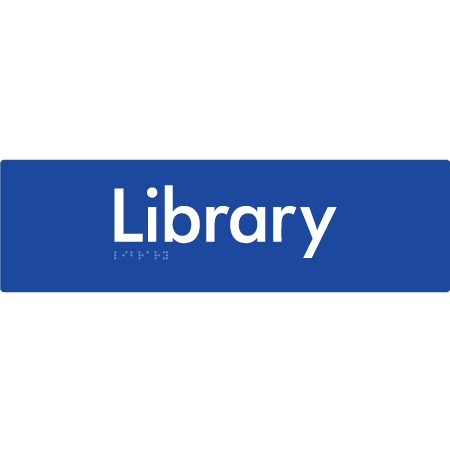 Library - Braille Tactile Signs Aust.