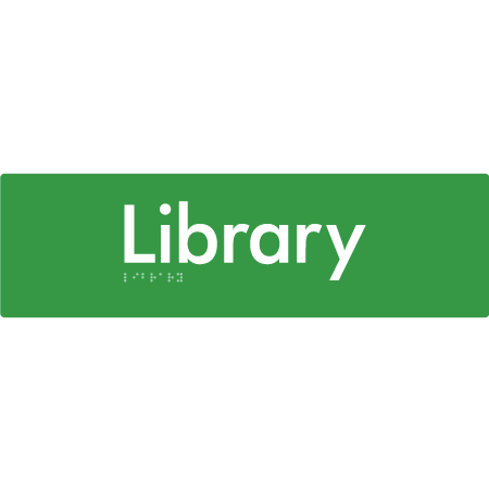 Library - Braille Tactile Signs Aust.