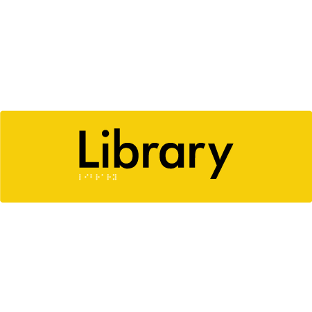 Library - Braille Tactile Signs Aust.