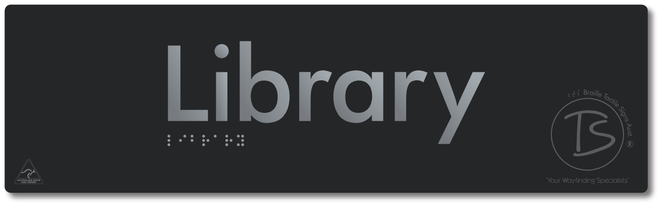 Library - Braille Tactile Signs Aust.