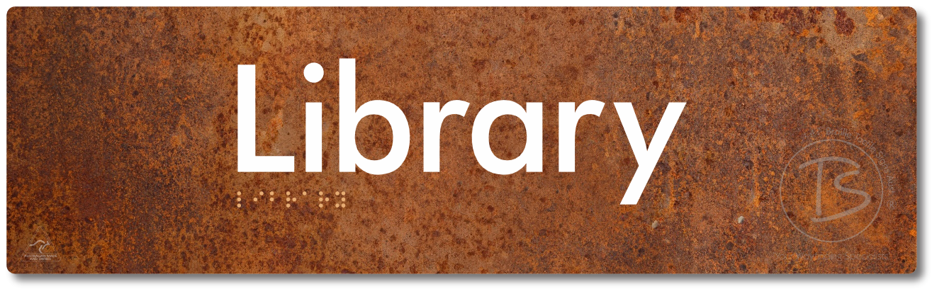Library - Braille Tactile Signs Aust.