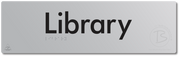 Library - Braille Tactile Signs Aust.