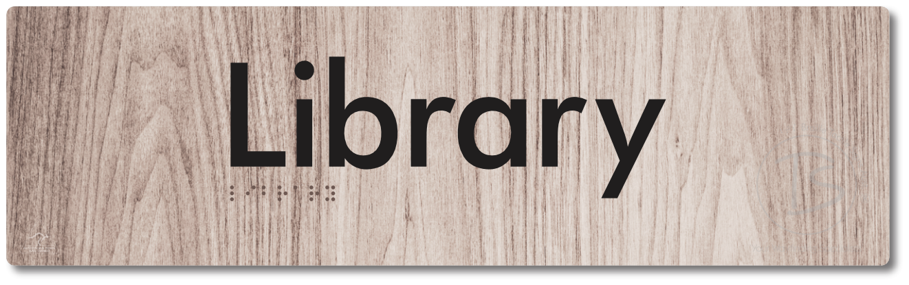 Library - Braille Tactile Signs Aust.