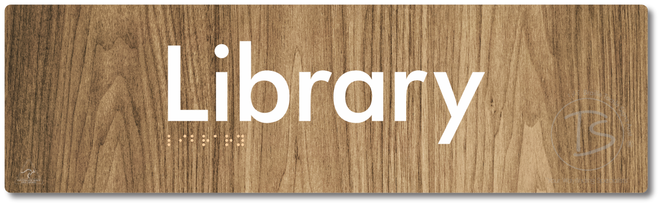 Library - Braille Tactile Signs Aust.