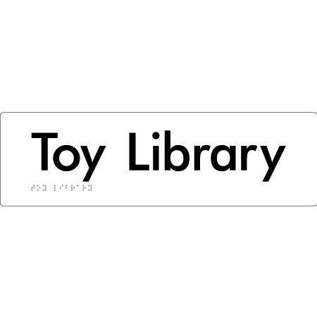 Toy Library - Braille Tactile Signs Aust.