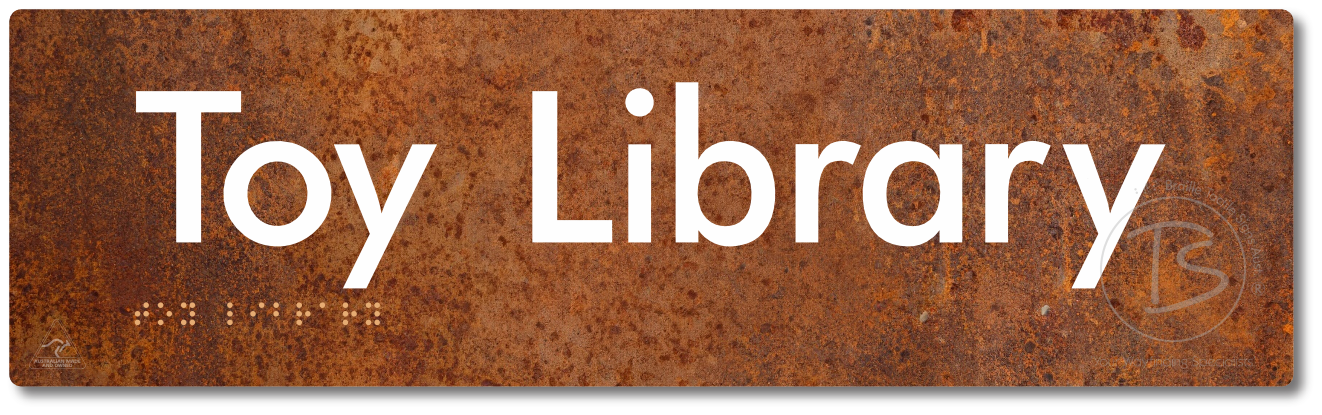 Toy Library - Braille Tactile Signs Aust.